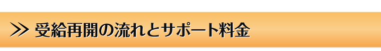 受給再開の流れとサポート料金